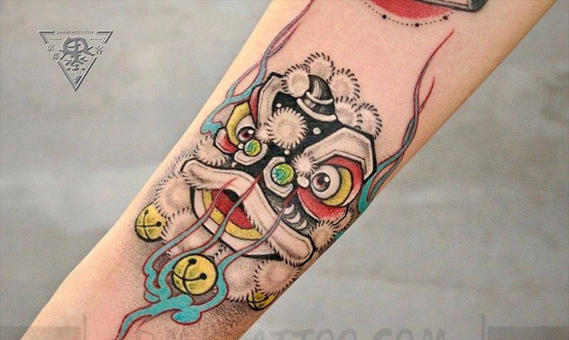 北京纹身/望京纹身/水彩纹身图片_手臂水彩纹身图案