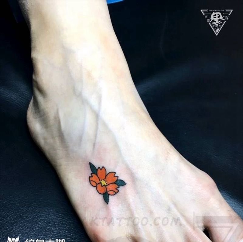 纹身/刺青纹身图片_手臂腿部水彩小清新纹身图案