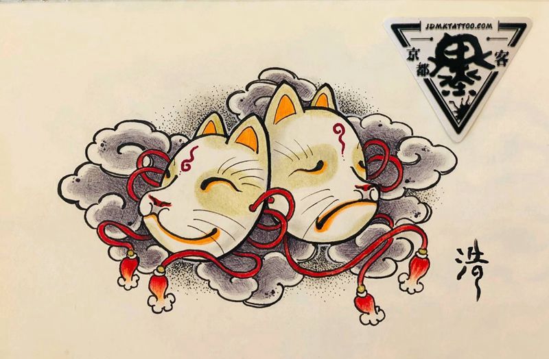 北京纹身/纹身手稿纹身图片_手臂新传统纹身图案