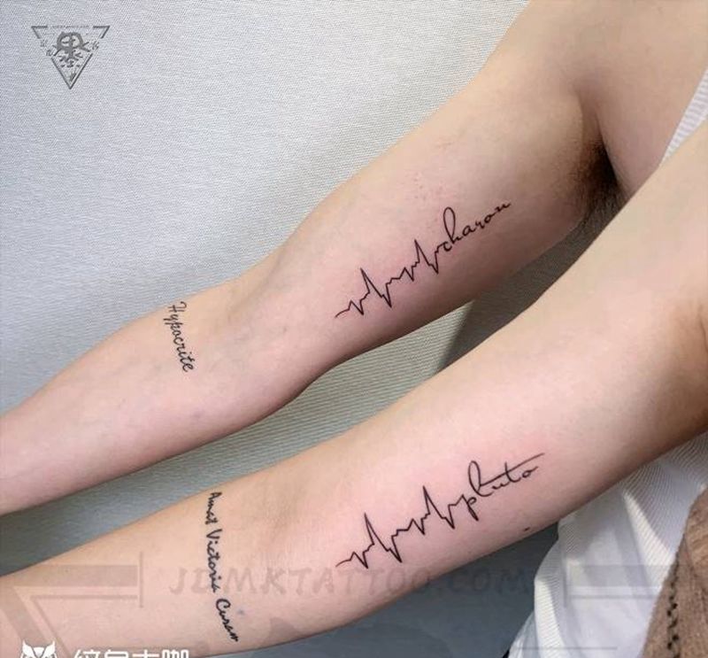 纹身/刺青/情侣纹身纹身图片_手臂腿部水彩几何纹身图案