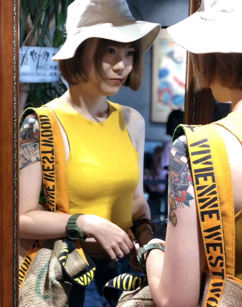 纹身/刺青/相机/照片纹身图片_手臂New School纹身图案