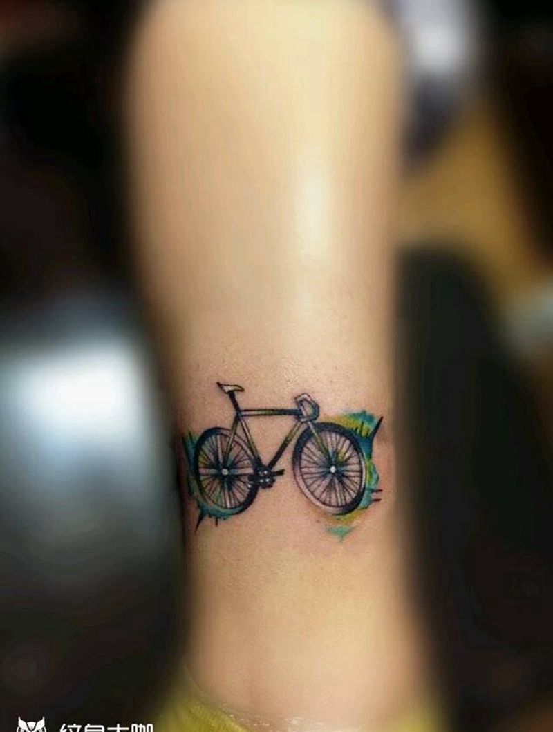 单车纹身图片_