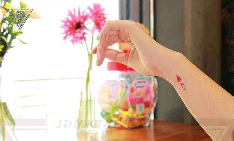 纹身/刺青/小清新纹身图片_手臂胸部水彩小清新纹身图案