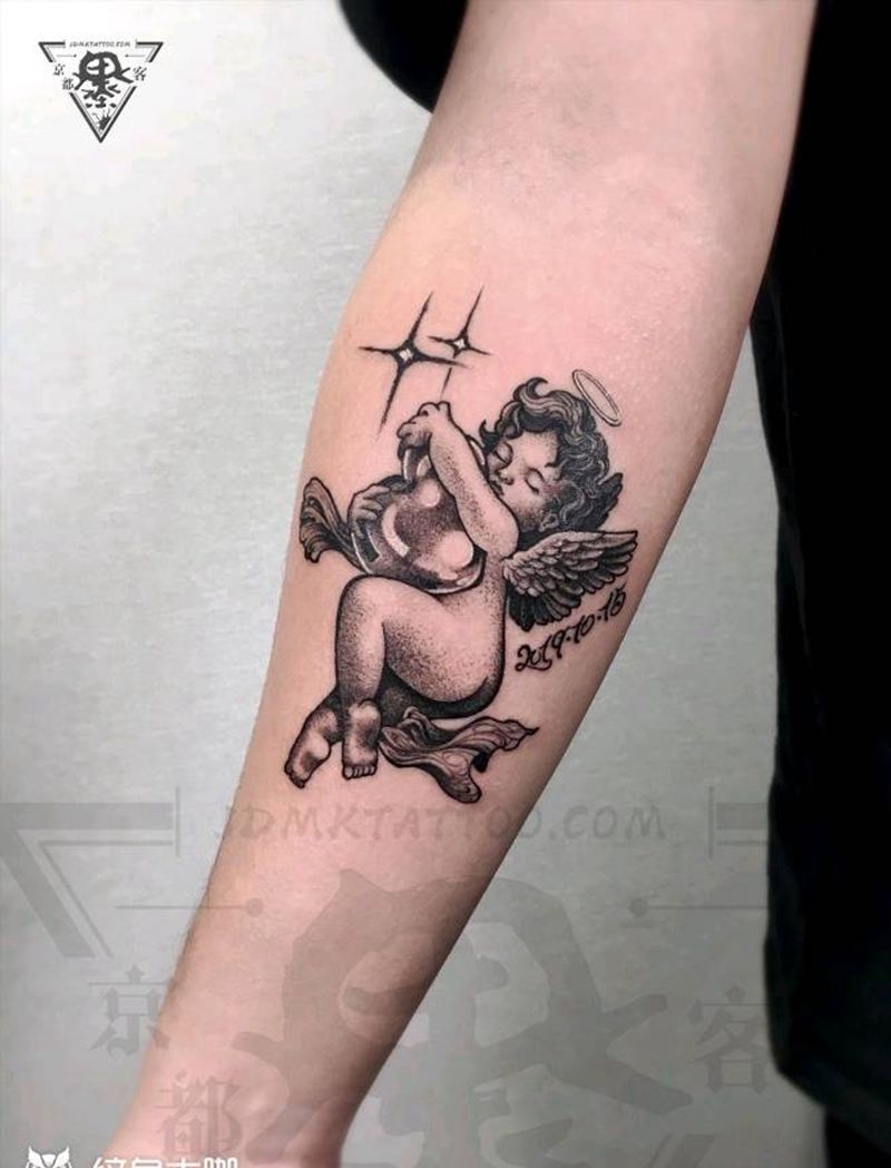 纹身/刺青/纹身图片_手臂胸部点刺纹身图案