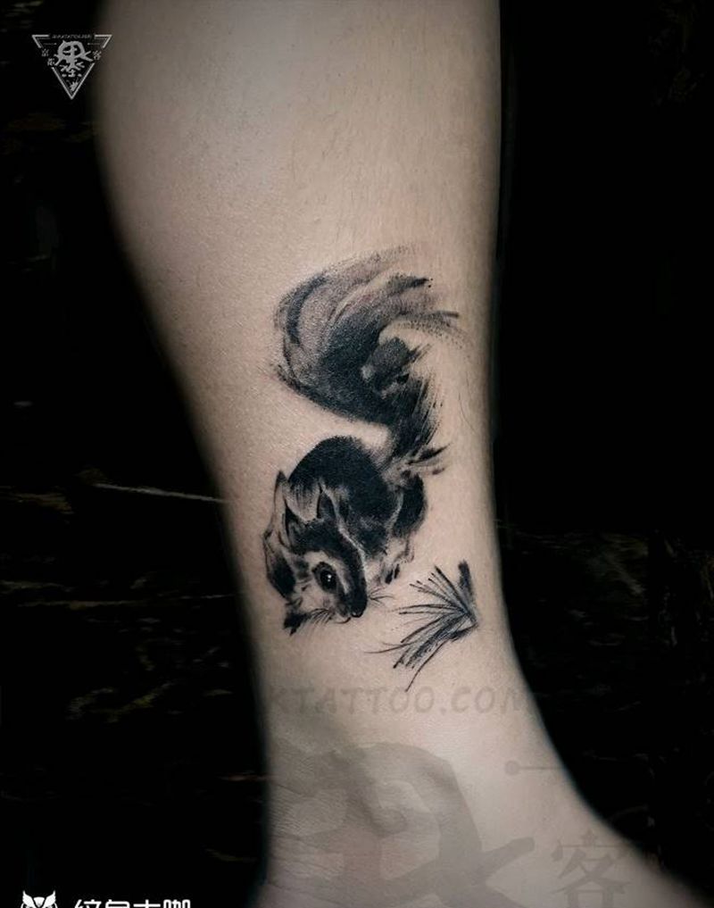 北京纹身/望京纹身/水墨风格纹纹身图片_手臂腿部水墨纹身图案