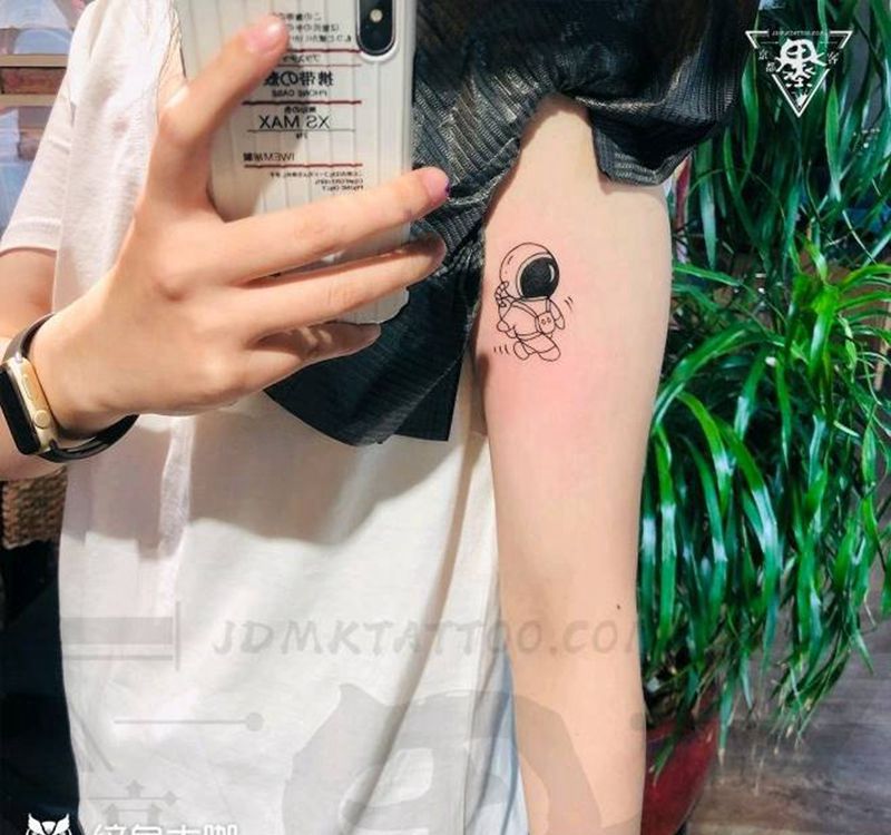 纹身/刺青/小清新/简笔画纹身图片_手臂简笔画小清新纹身图案