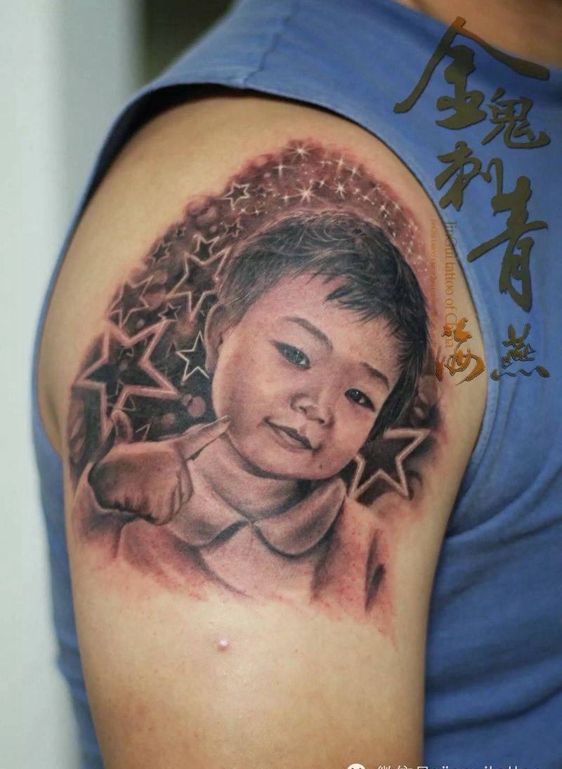 肖像纹身图片_
