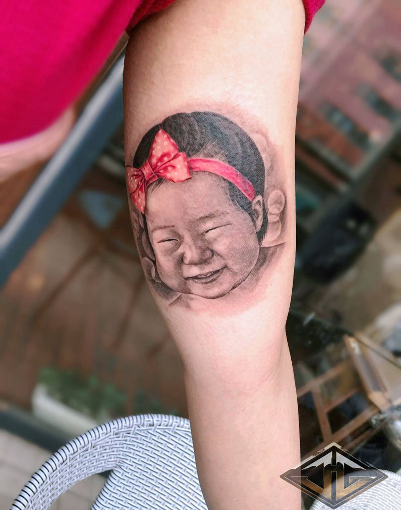 肖像纹身图片_欧美写实纹身图案