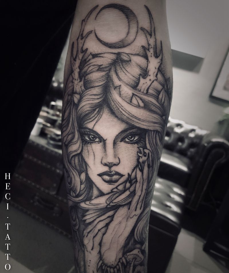 欧美纹身图片_手臂New School纹身图案