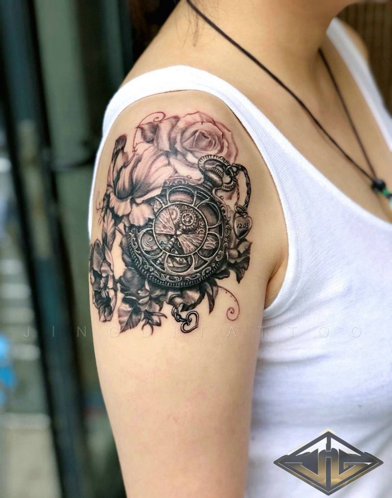 时间都去哪儿了！纹身图片_