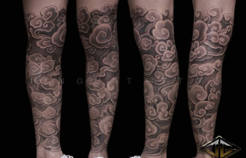 祥云纹身图片_