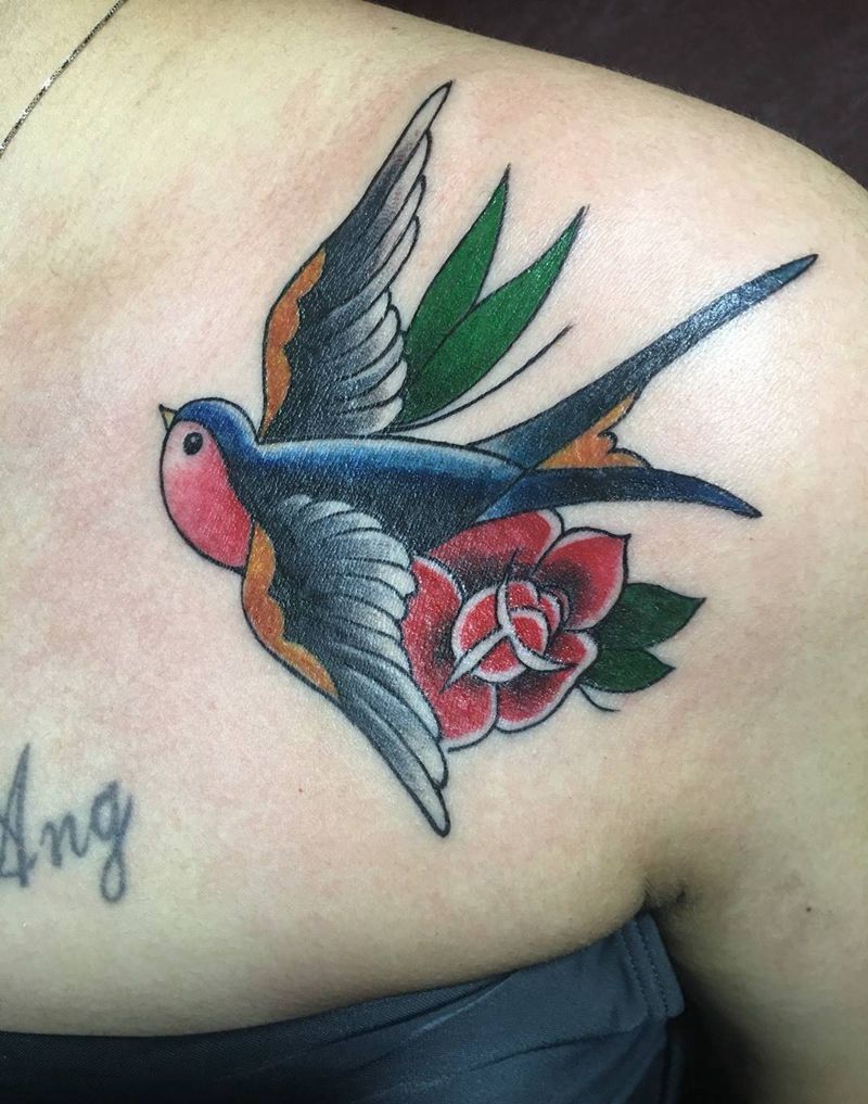 小燕子纹身图片_