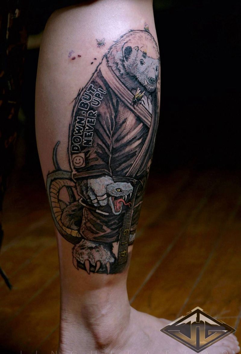 平头哥纹身图片_