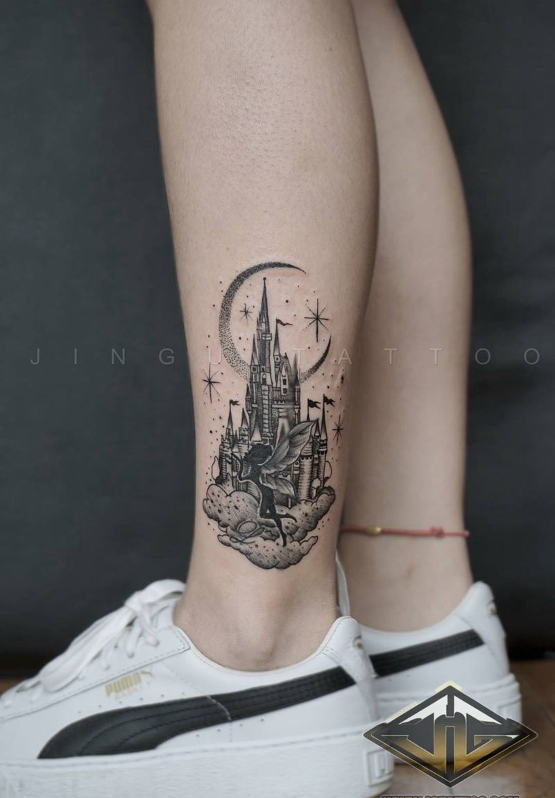 城堡纹身图片_