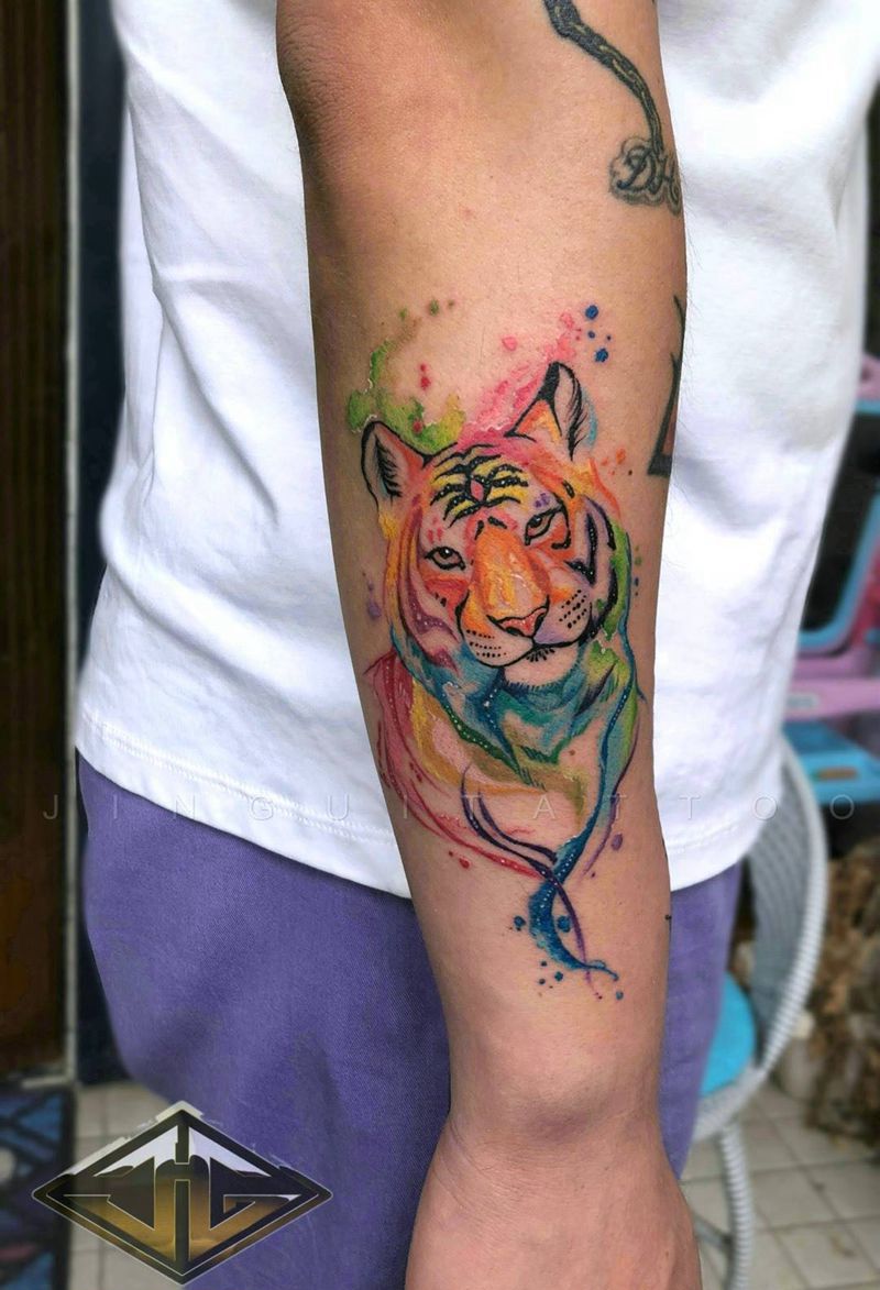 色彩淡淡就好 生活简单就好纹身图片_