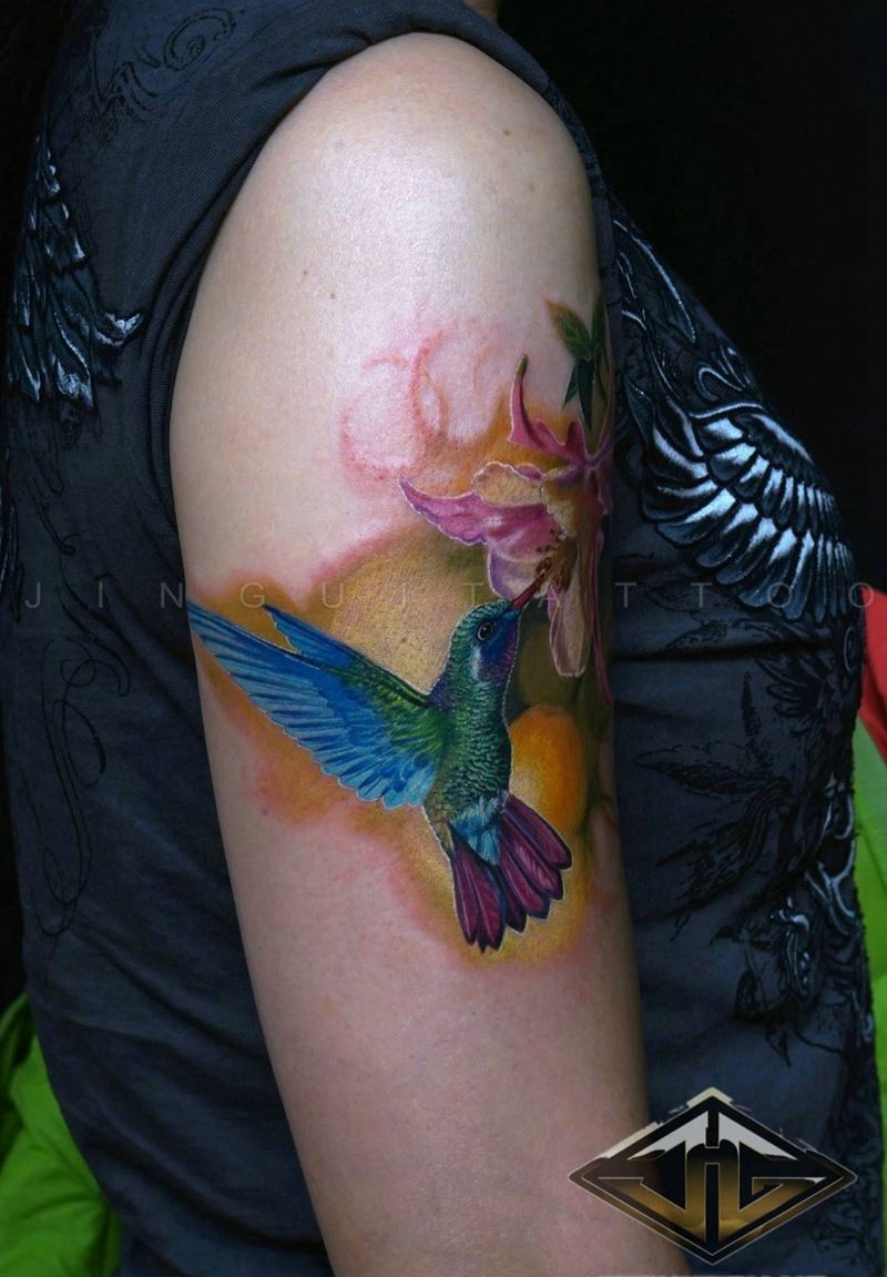 鸟纹身图片_