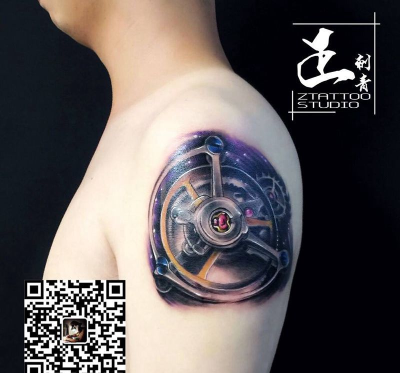 机芯纹身图片_