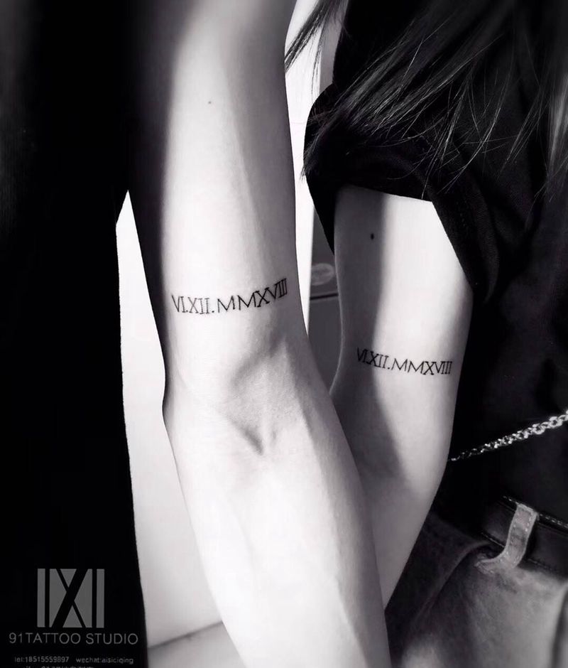 情侣纹身纹身图片_手臂纹身图案