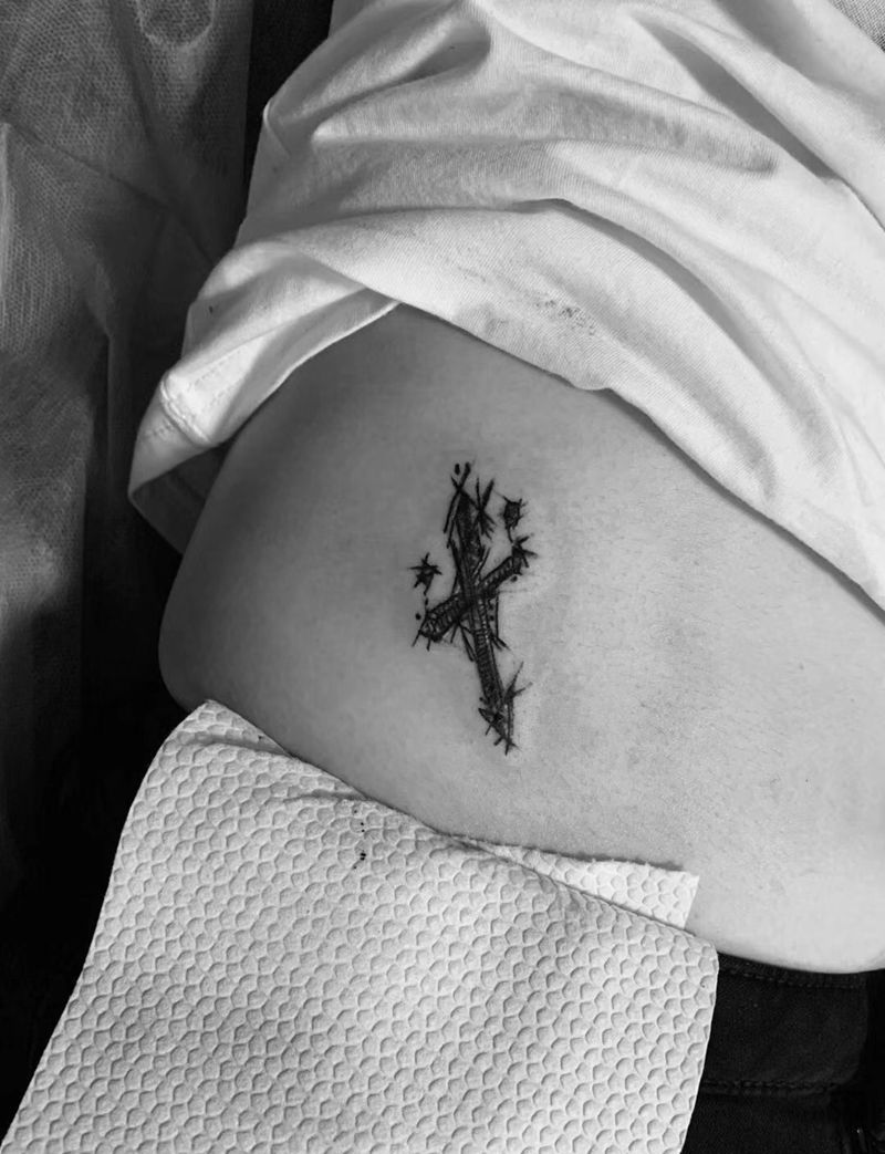 十字架纹身图片_