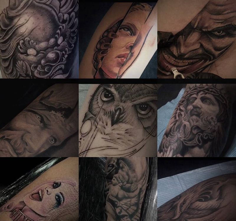 部分作品纹身图片_