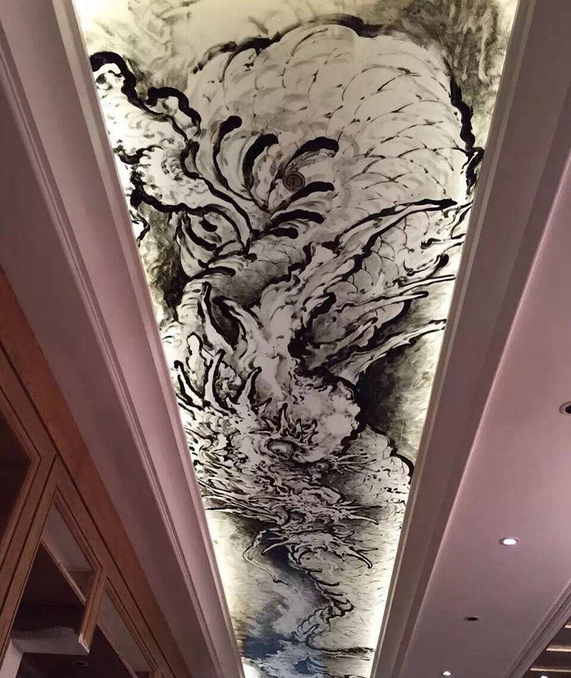 手稿作品纹身图片_手稿插画成品传统习俗国画人物鬼神原创纹身图案