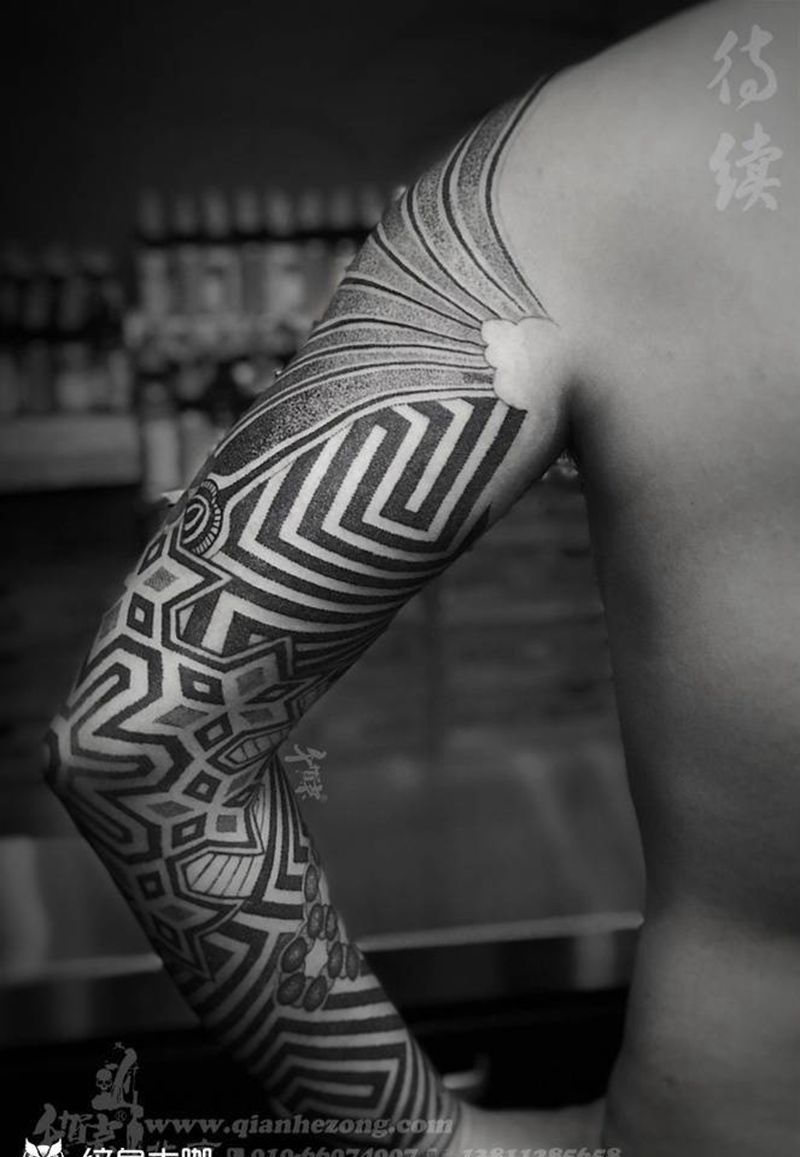 淳子作品待续纹身图片_写实欧美传统手臂图腾原创纹身图案