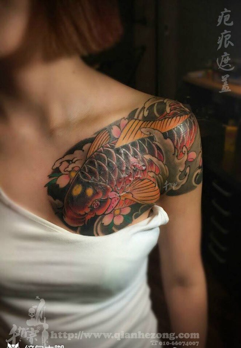 非标准半胛。纹身图片_