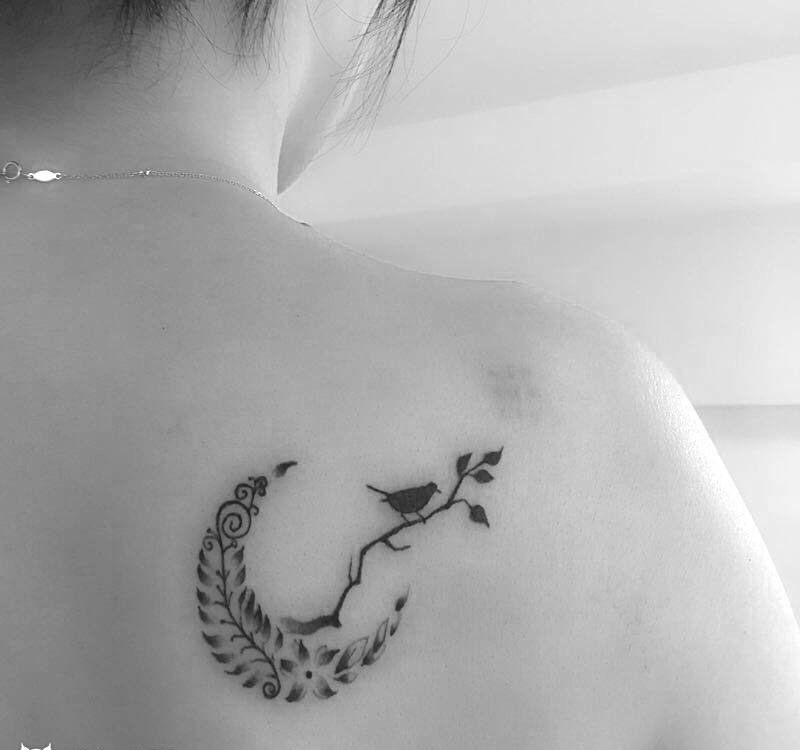 小清新纹身图片_