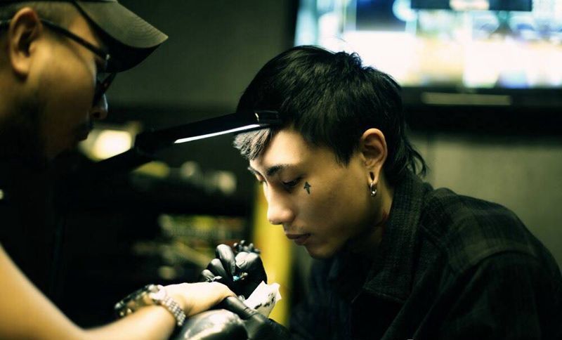 千贺宗晓峰原创近期特惠纹身图片_手稿插画成品清新传统欧美几何鬼神原创纹身图案