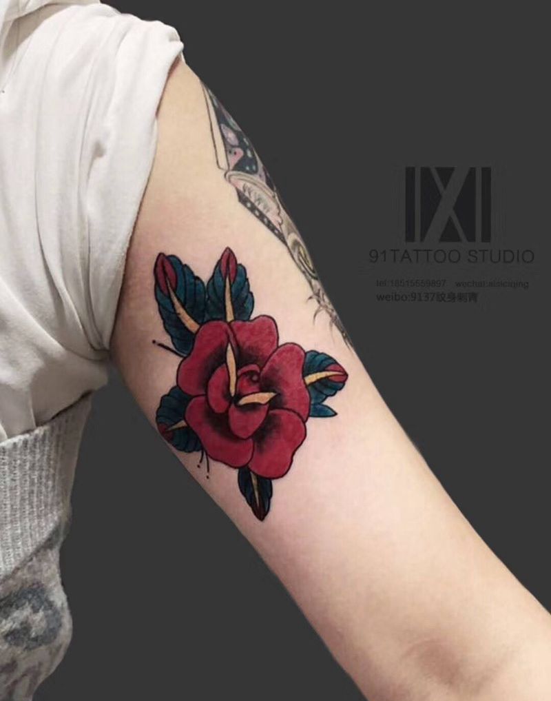 old school纹身图片_手臂Old School纹身图案