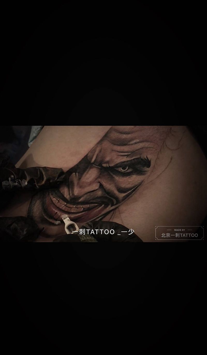 欧美小丑纹身图片_
