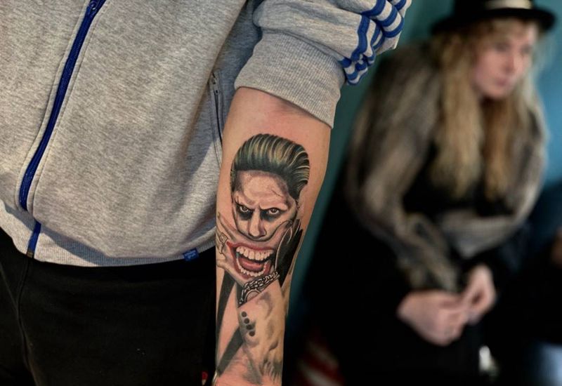小丑纹身图片_