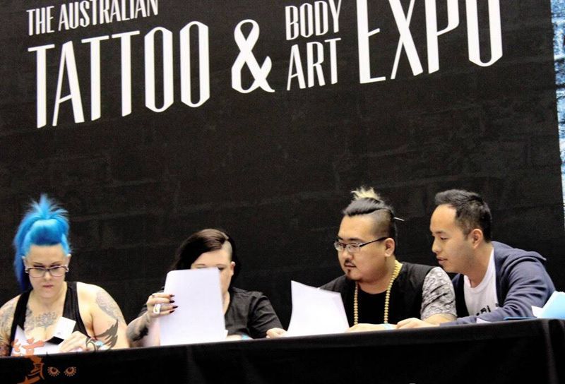 珀斯展会纹身图片_