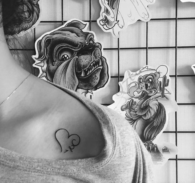 小清新纹身图片_