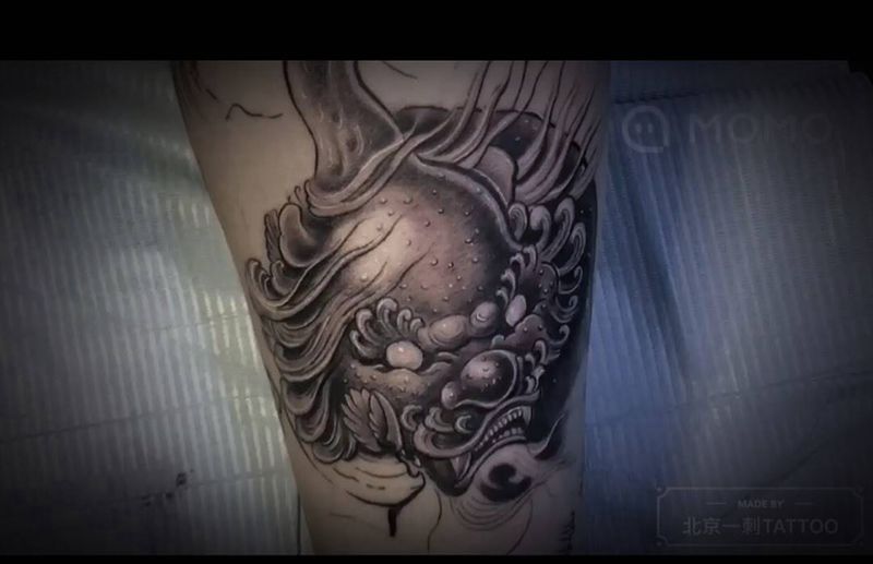 貔貅（原稿出自烈火堂）纹身图片_