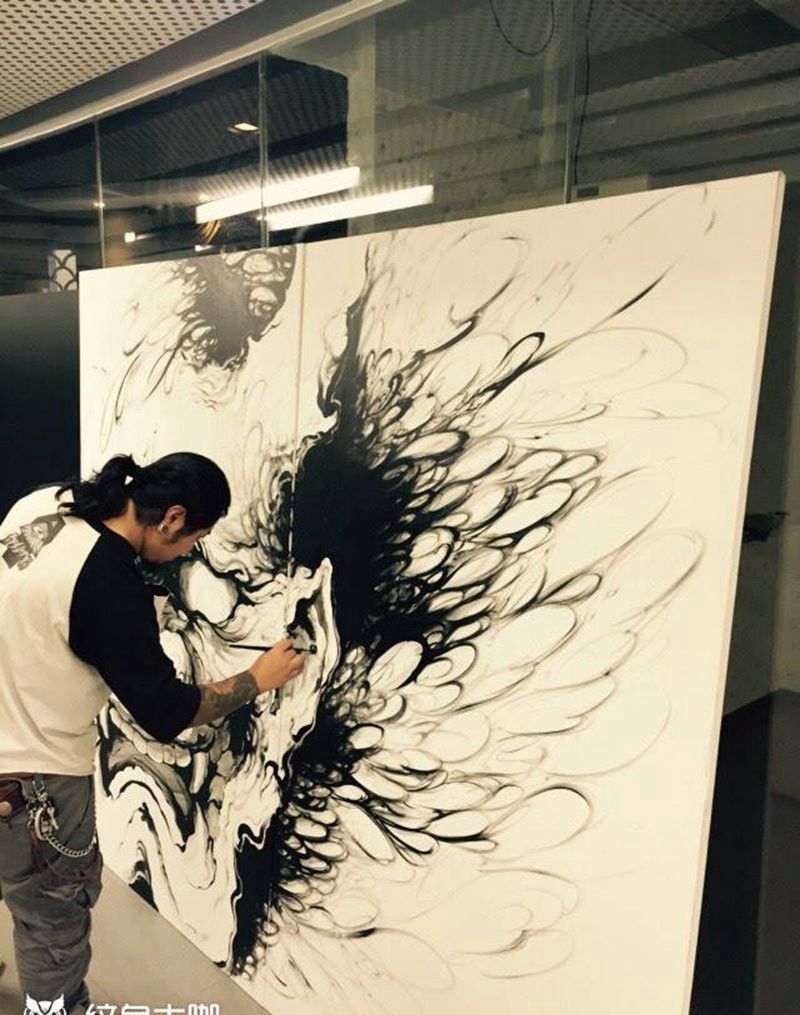 创作中纹身图片_手稿插画原创纹身图案