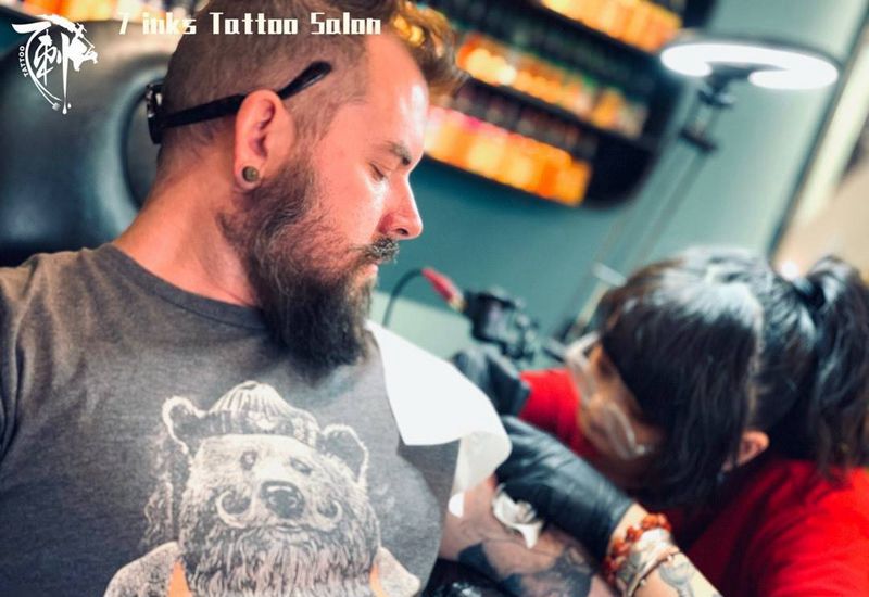 工作花絮纹身图片_