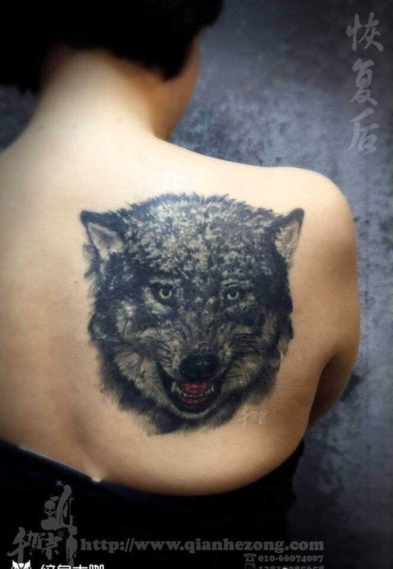 四年前作品恢复后纹身图片_