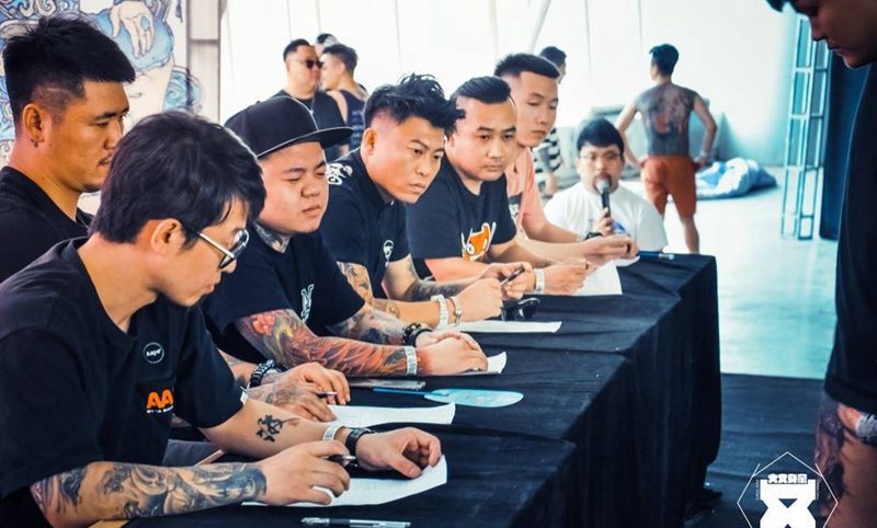 苏力德纹身展担任评委纹身图片_欧美原创手稿纹身图案