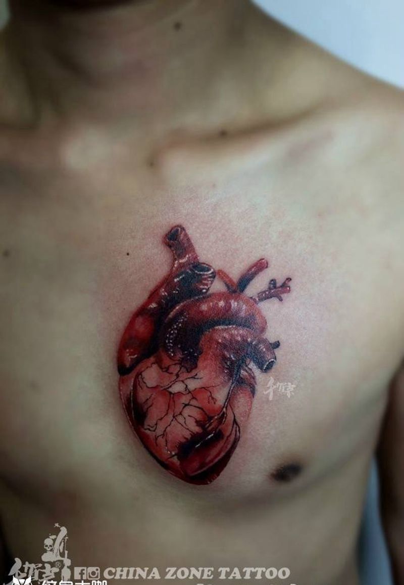 千贺宗墨尔本店Fiona纹身图片_原创欧美清新写实背部成品纹身图案