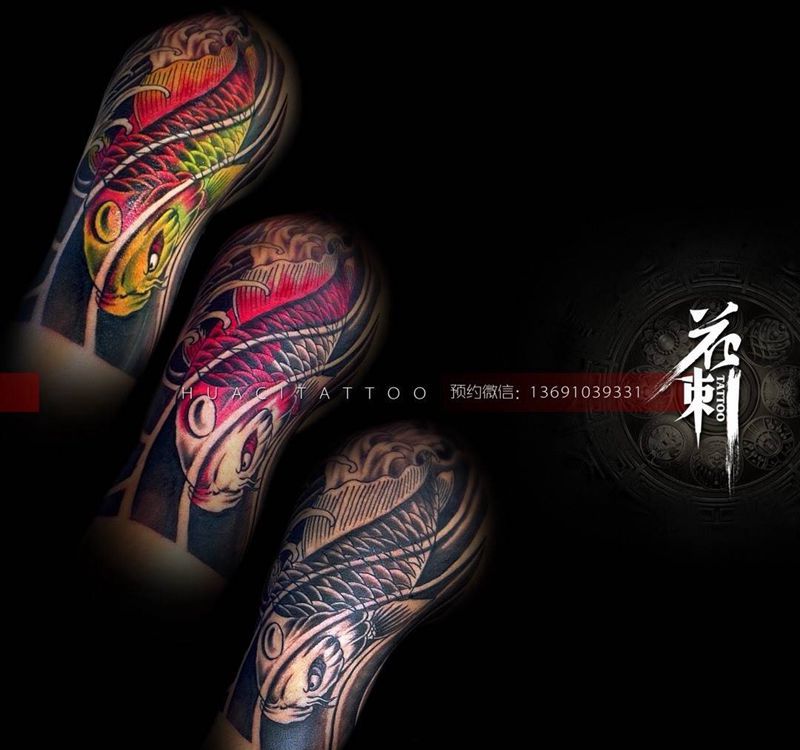 花刺作品！纹身图片_