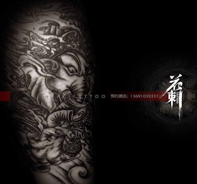 花刺作品！纹身图片_