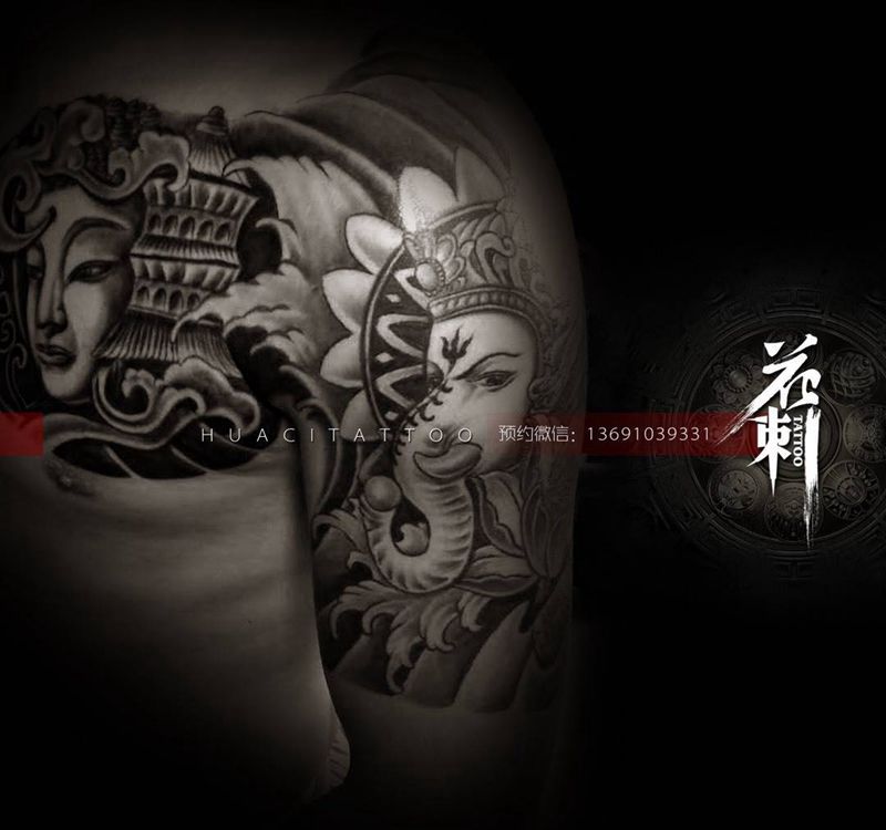 花刺作品！纹身图片_