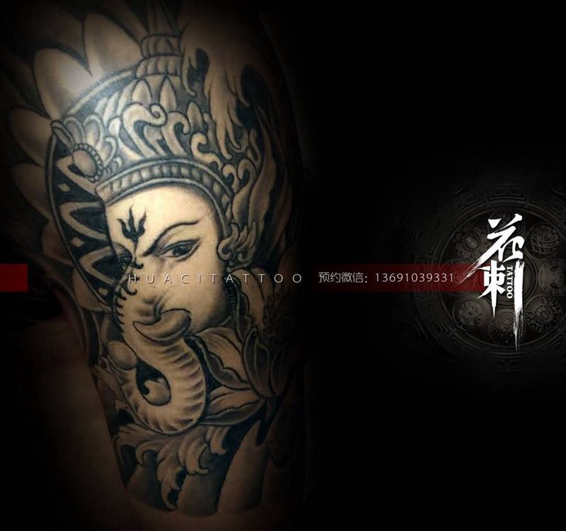 花刺作品！纹身图片_