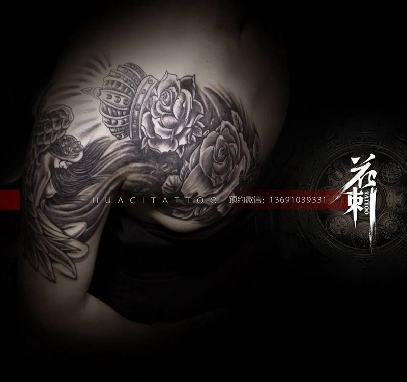 花刺作品!纹身图片_