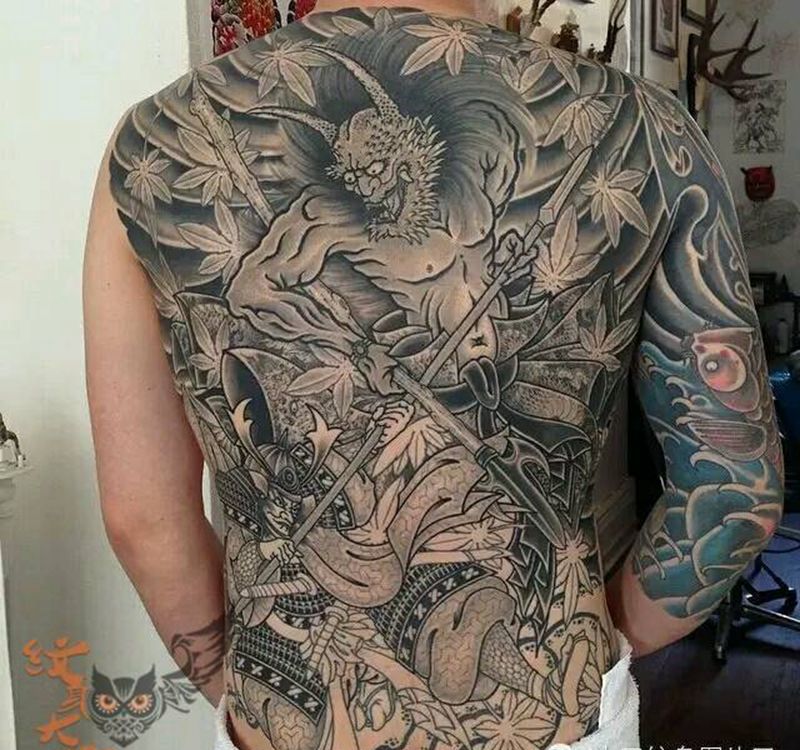 那些牛逼传统!纹身图片_