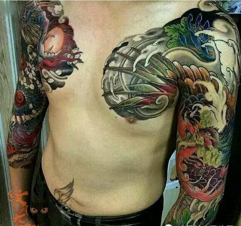 那些传统！纹身图片_