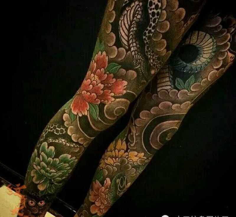 那些牛逼传统!纹身图片_