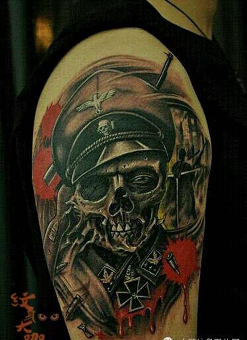 那些骷髅!纹身图片_