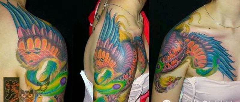 那些凤凰!纹身图片_